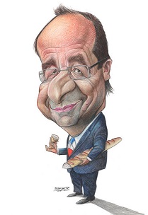 francois hollande cartoon