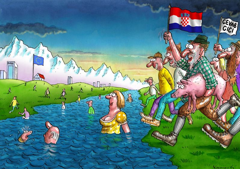 croatia joins eu cartoon