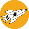 IBT icon rocket
