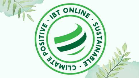 IBT Online is Sustainable