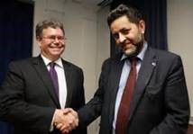 Dan Mullaney (US) and Ignacio Garcia Bercero (EU). Slugging it out in the 9th TTIP round. 